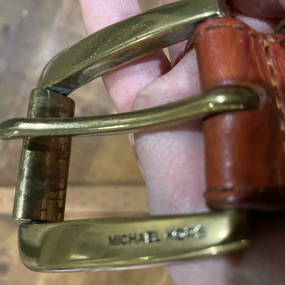 Michael Kors, belt, Size Large, Brown/cognac - Picture 2 of 4